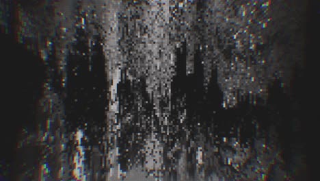 unique design abstract digital animation pixel noise glitch error video damage