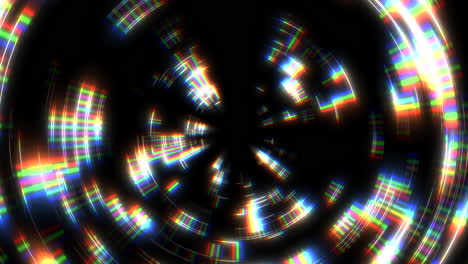 Colorful spiral pattern with vibrant lines