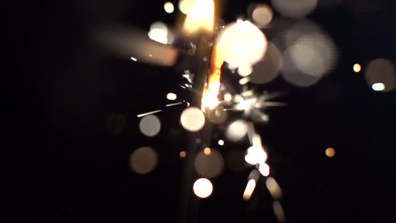 Slow Motion Sparkler 06