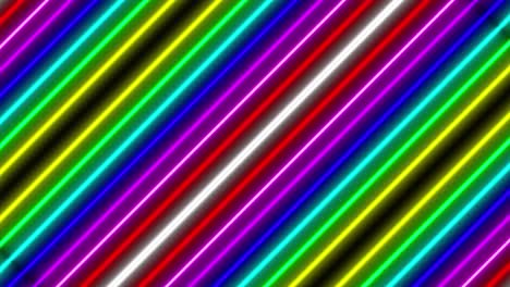 neon line illumination animation motion graphics