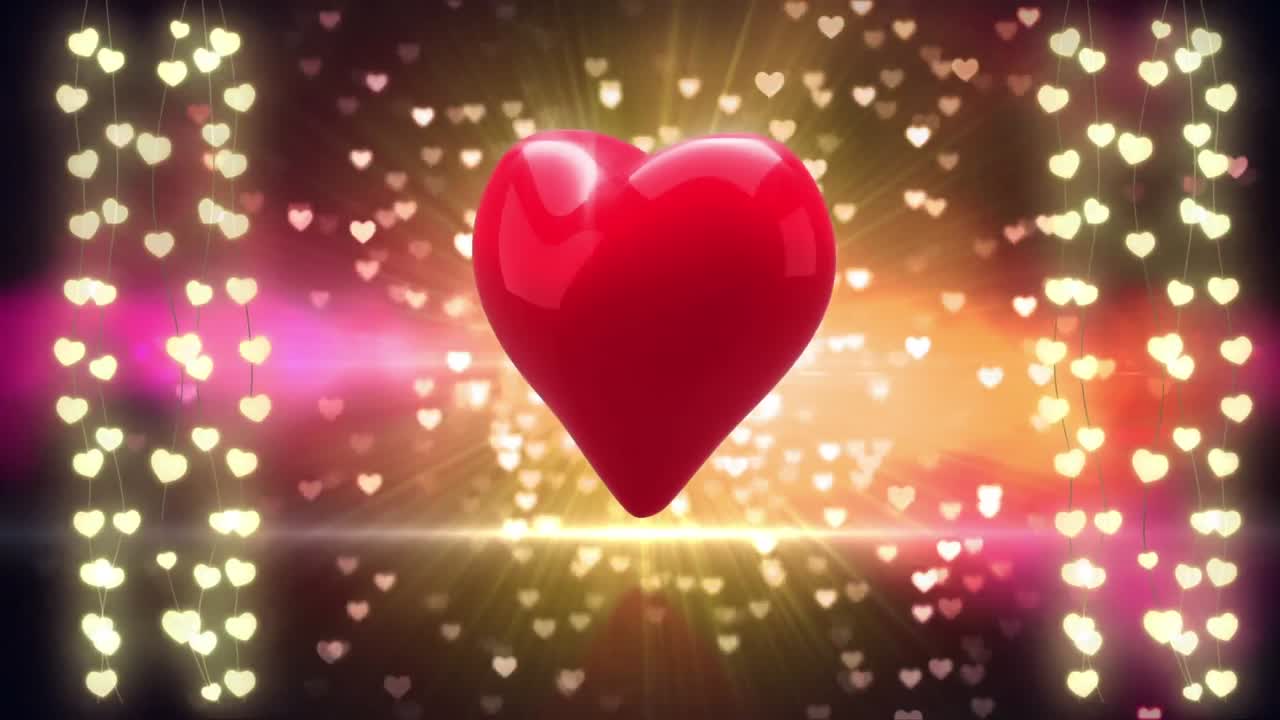 빛나는 잎과 색다른 배경에 요정 불빛의 줄