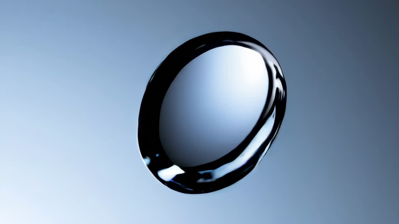 Abstract Water Droplet