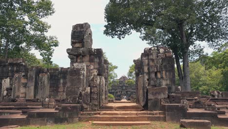 entrance to ancient temple ruins