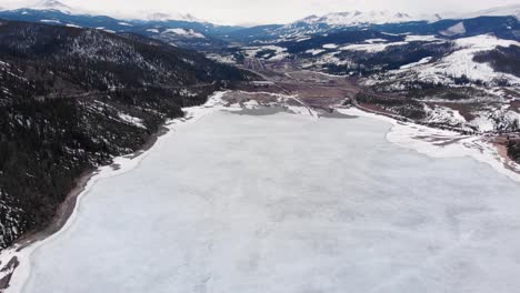 dillon reservoir lake, colorado, usa