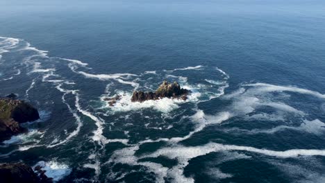 4K-Drohnenaufnahmen-Von-Lands-End-In-Cornwall,-England