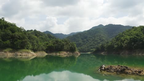 천 섬 호수 드론 13