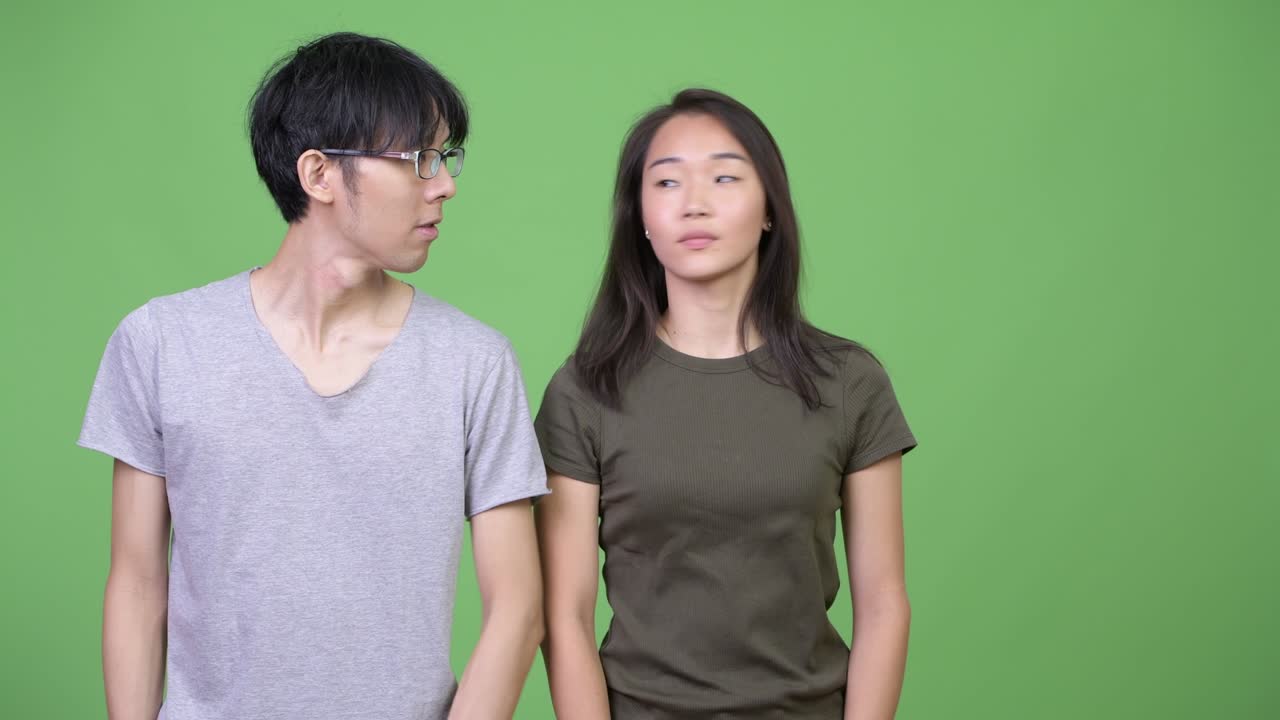 Young Asian couple together