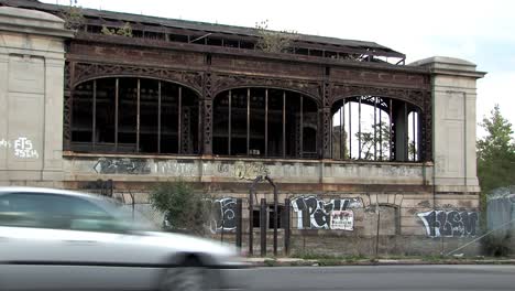 west side of michigan central station in detroit, michigan, usa-2