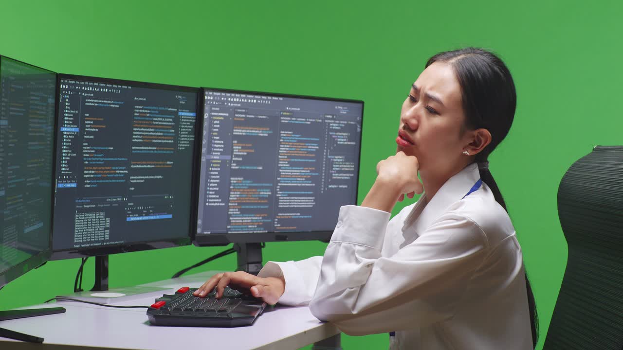 코딩 프로젝트를 진행하는 프로그래머