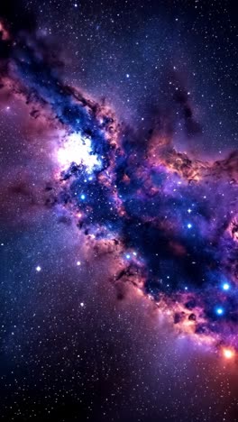 stunning nebula in deep space