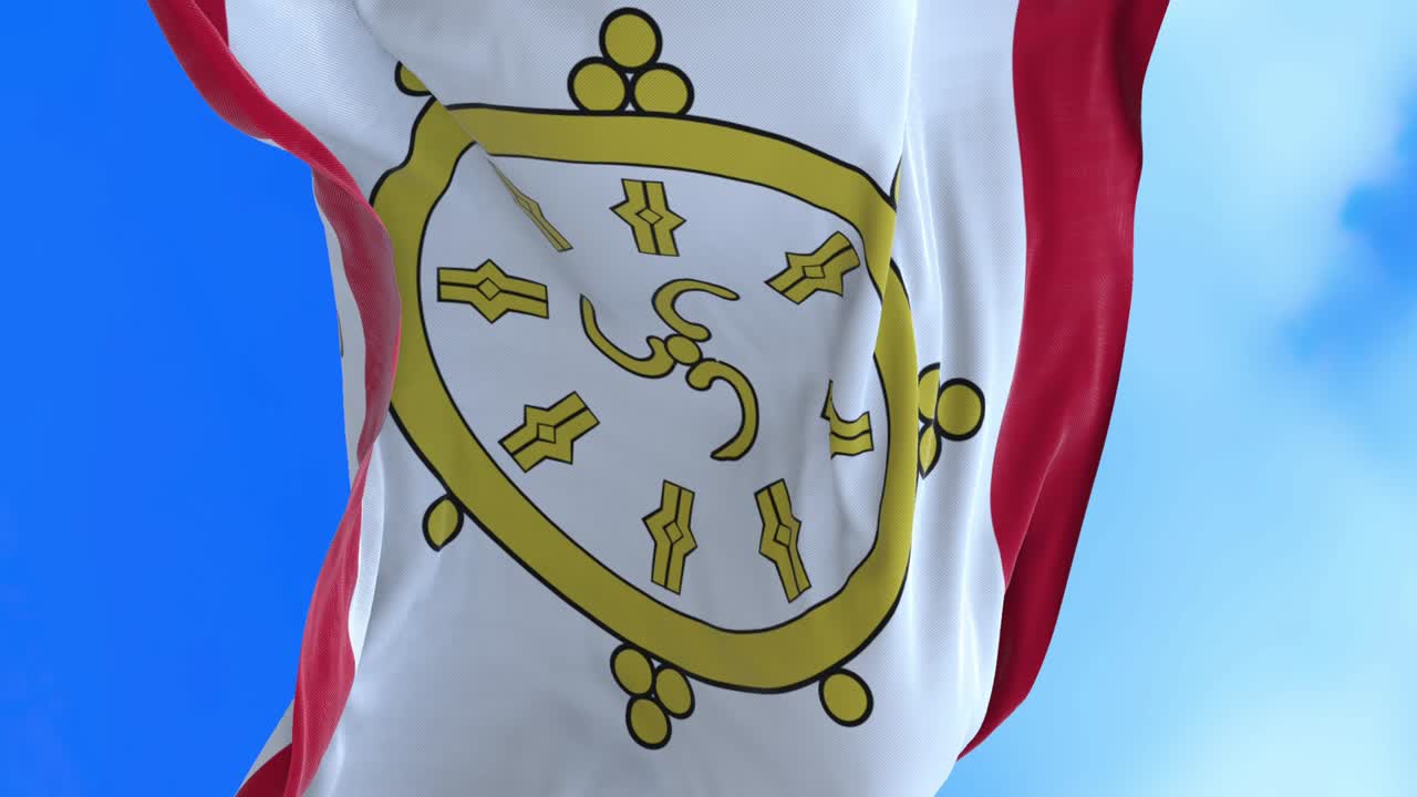 Seamless loop of Sikkim flag.