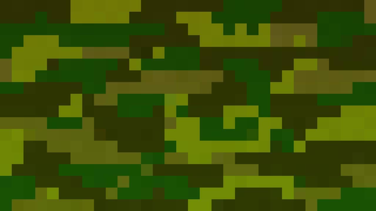 fondo de camuflaje animado de varios tonos de verde