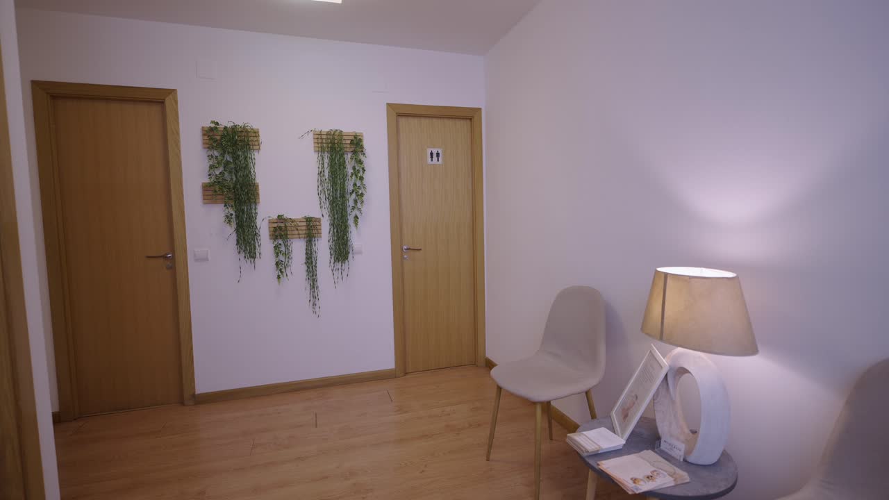 Waiting area in a modern office or clinic
