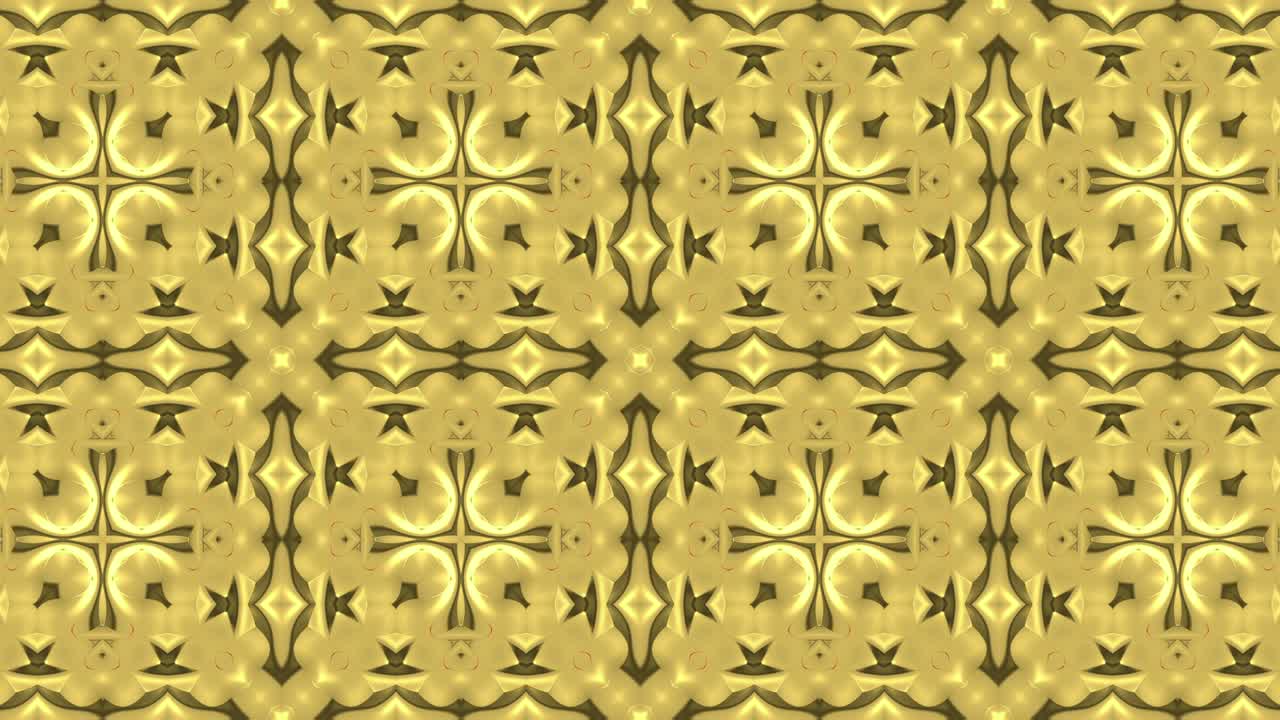 3d en bucle abstracto ornamentado fondo decorativo. hipnótico caleidoscopio de moda.