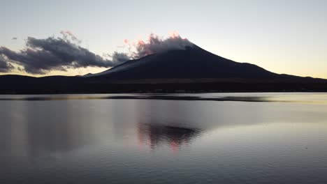 skyline aerial view in mt. fuji