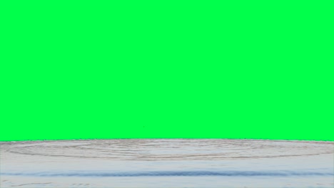 green screen with water surface