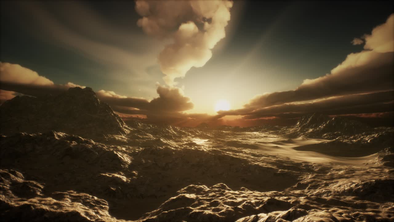 Mountain Landscape in High Altitude