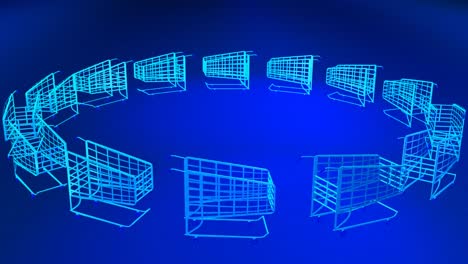 3D-Shopping-Trolleys