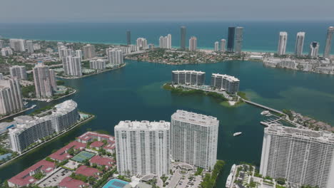 south miami and mid-beach ocean coastline