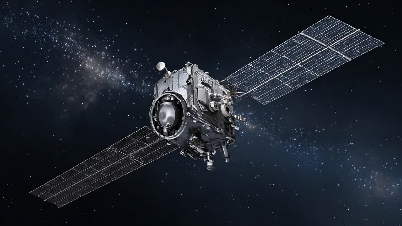 A Spacecraft in Orbit: Exploring the Cosmic Landscape with Advanced Technology and Innovative Design for Scientific Research and Astrophysical Discoveries