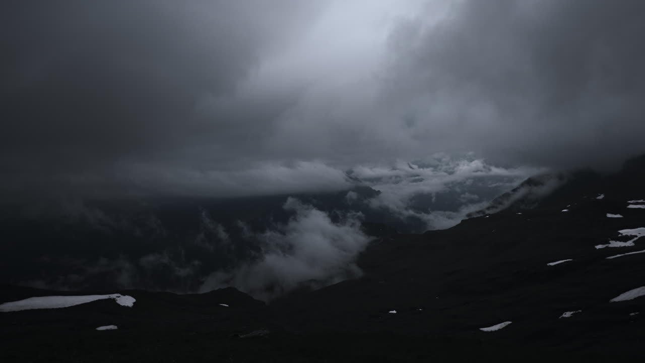 Stormy Mountain Landscape