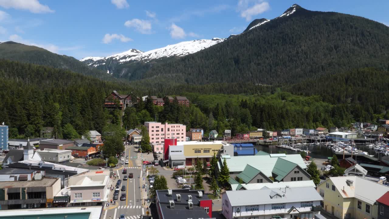 Ketchikan, Alaska.Beautiful sunny summer day.