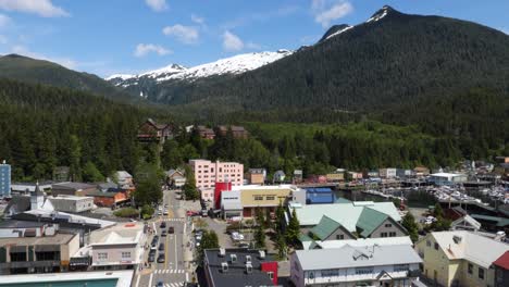 ketchikan, alaska.beautiful sunny summer day.