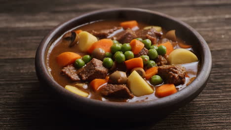 hearty beef stew with vegetables