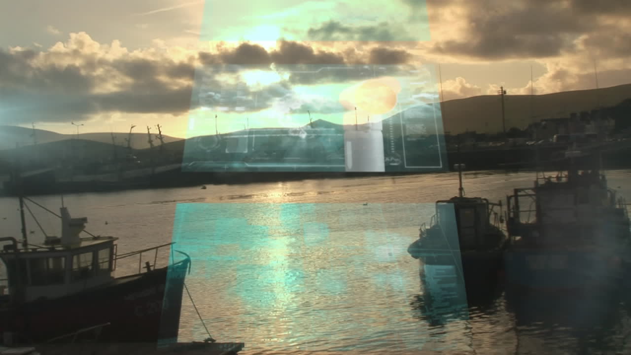 풍경에 대한 데이터 처리와 함께 화면의 애니메이션