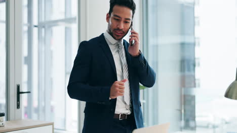 Llamada-Telefónica,-Comunicación-Y-Hombre-De-Negocios