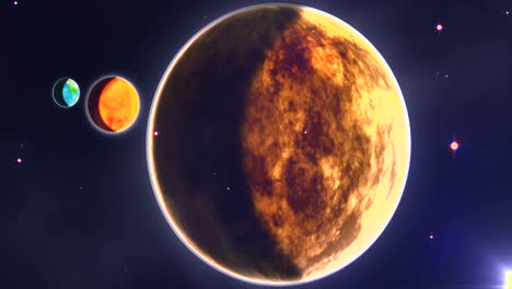 Merkur,-Venus-Und-Erde-Im-Sonnensystem