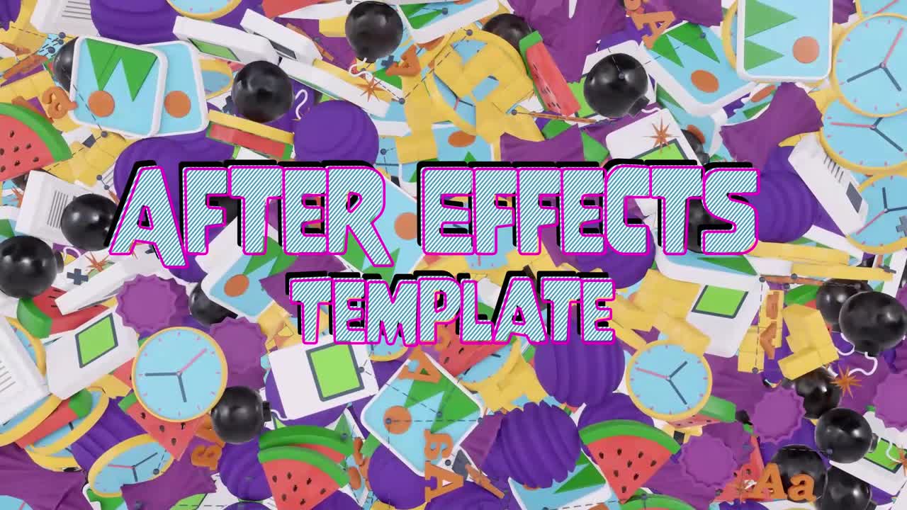 Transizioni animate in stile anni 2000 con giovani