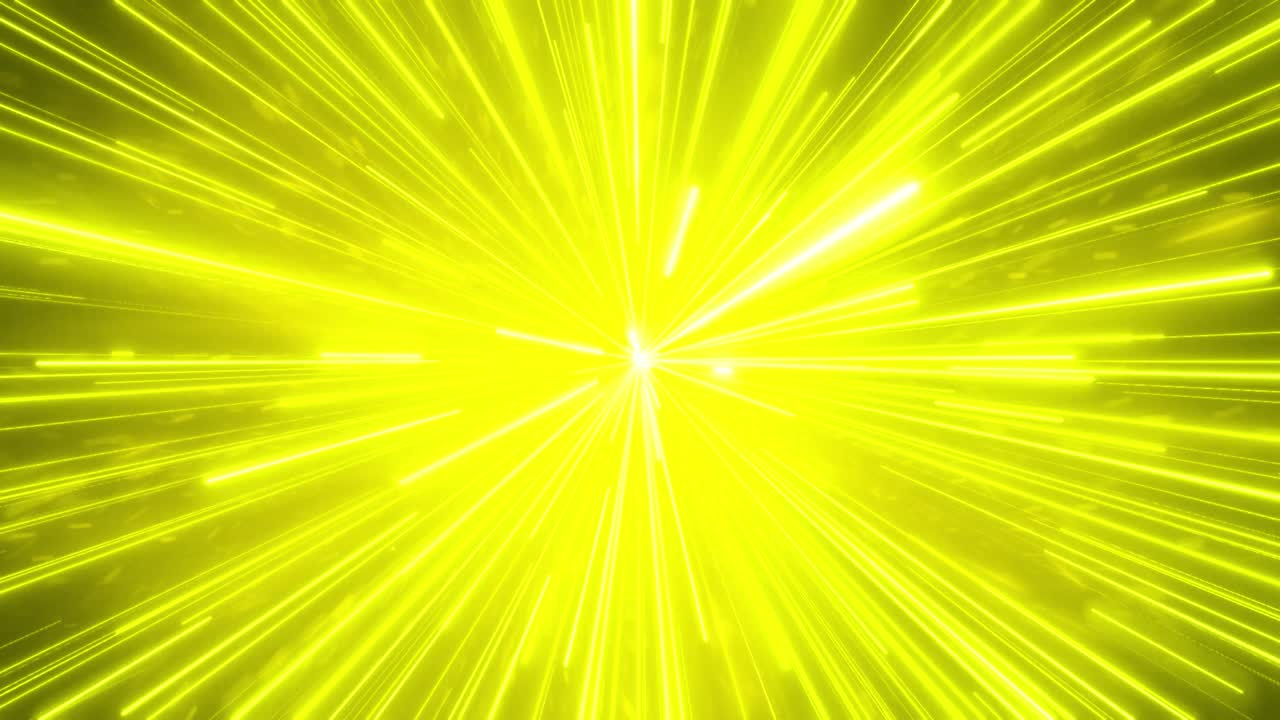 Radiation that shines in gold. Glittering background.