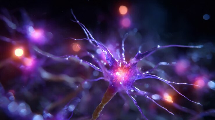 Impressive Visualization of Neural Networks Highlighting Vibrant Connections and Complex Structures in Neuroscience with a Focus on Neuron Activity and Functionality