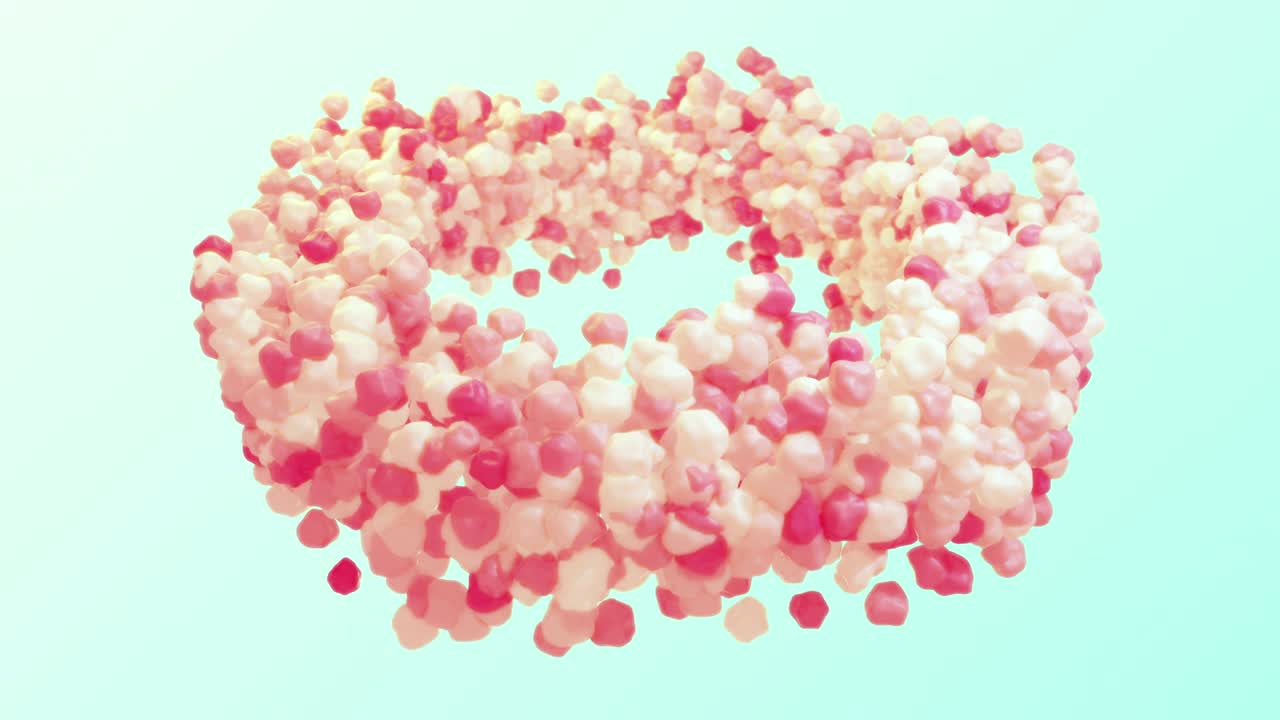 달한 사탕과 같은 추상적인 피스 회전. 루프 회전 설탕  b-롤