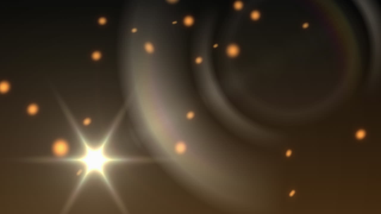 반이는 빛의 반점으로 크리스마스 장식의 애니메이션