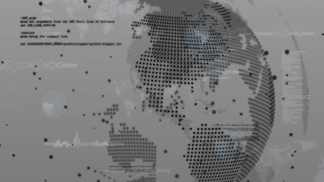 Mapa-Del-Mundo-Con-Puntos-De-Datos-Y-Animación-De-Codificación-Sobre-Fondo-Gris