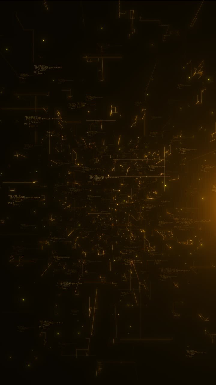 Gold particles moving glitter luxury particles background energy flying wave flash lights dust