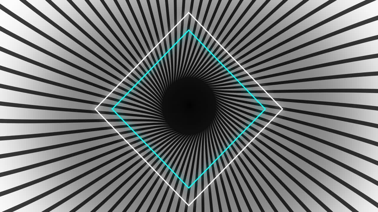 animación de diamantes de neón sobre un fondo con patrones grises