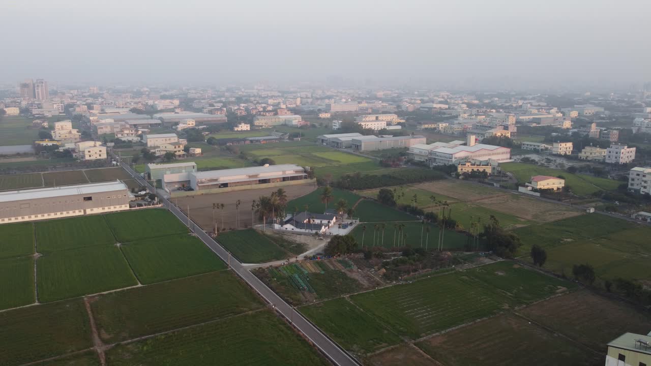 la vista aerea de taichung