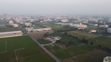 the aerial view of taichung