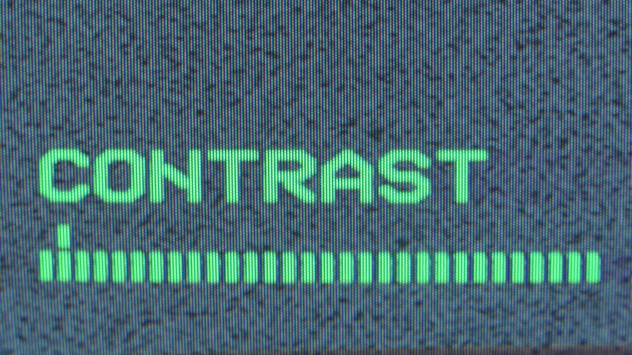 Vintage Television Static with Contrast Adjustment