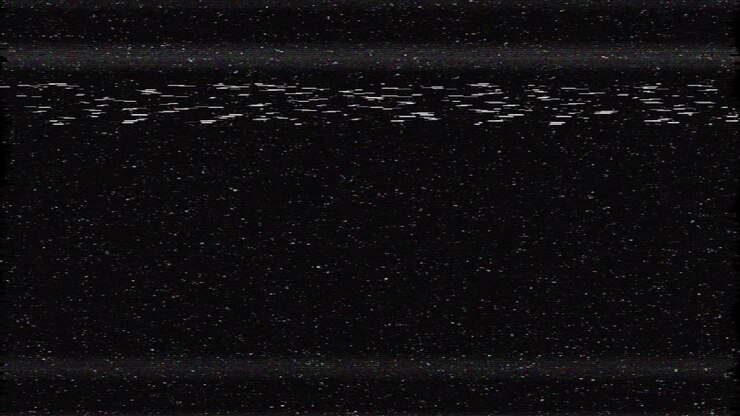 estática de televisión