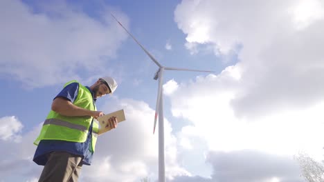 wind turbine power plant.