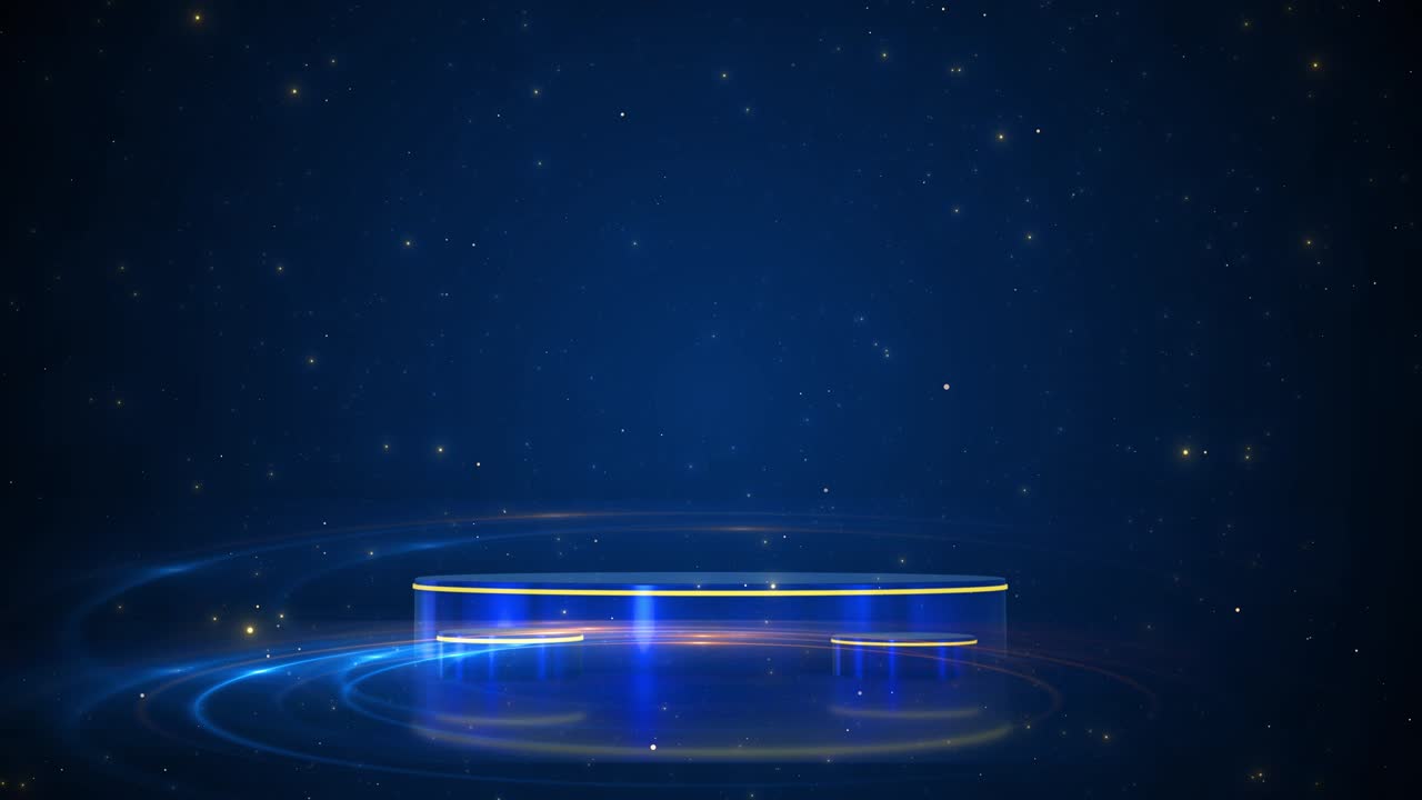 Hologram portal futuristic hud element abstract technology background scifi animation circle