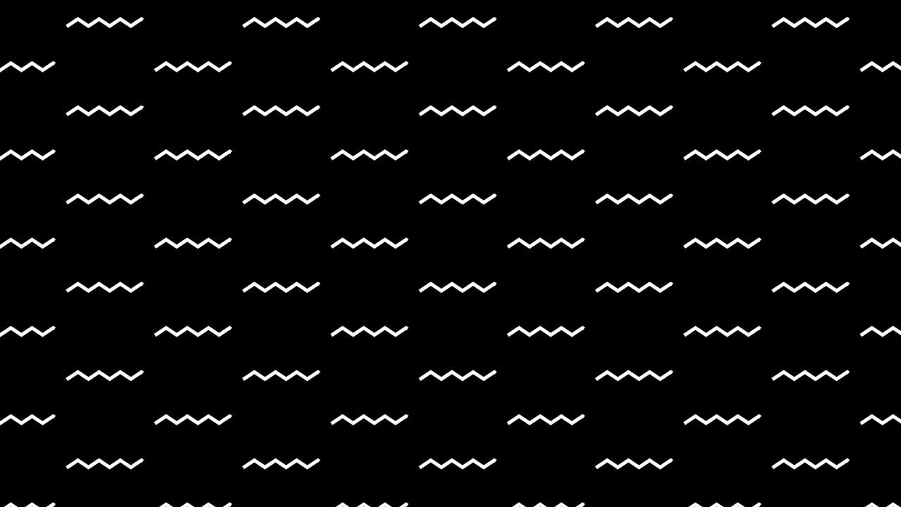 Animated Zig Zag Background Loop 4K