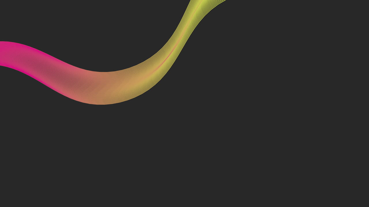 어두운 공간에서 복고풍 파도 패턴 2