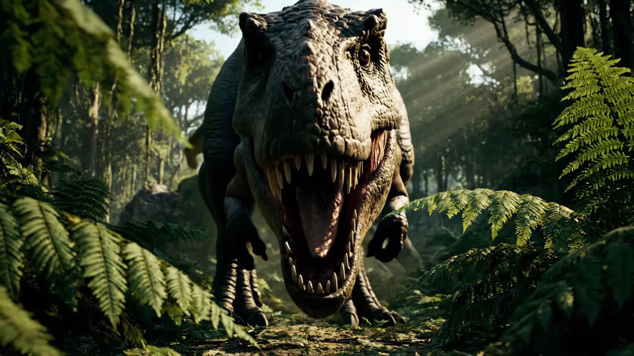 Tyrannosaurus Rex in the Jungle