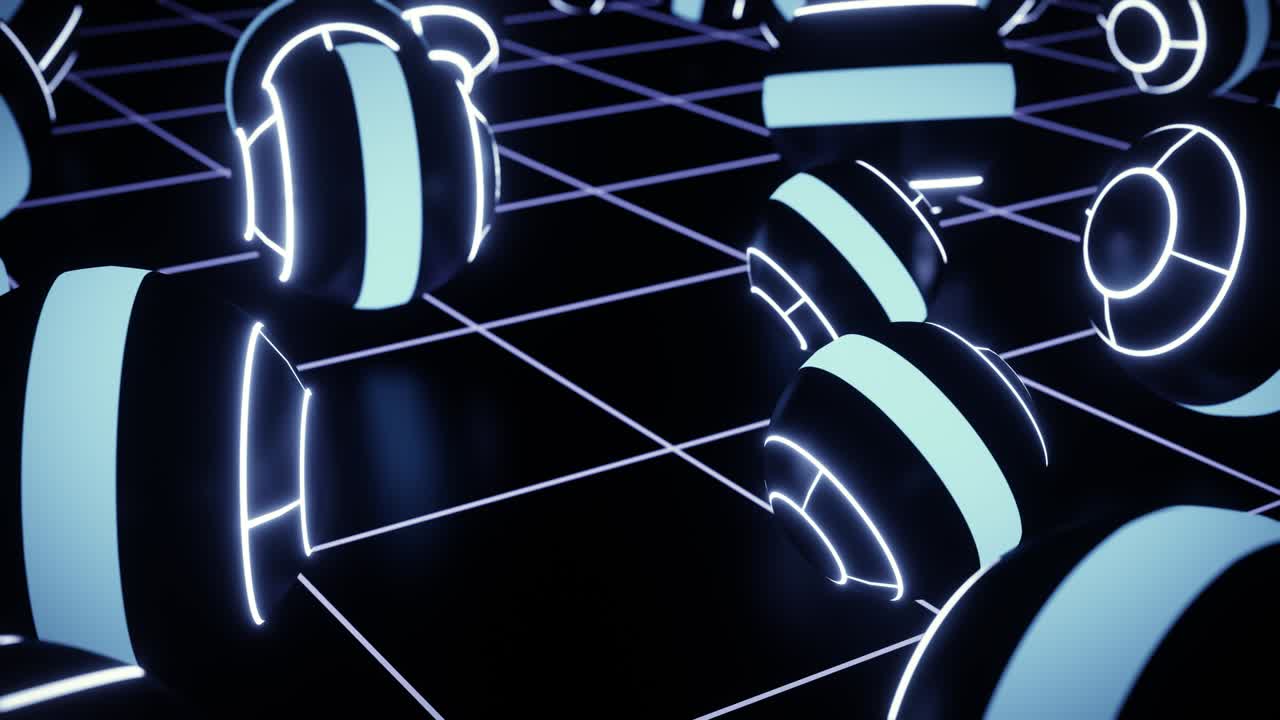 Sci-Fi Balls 4K. VJ loop animation for your beautiful videos.