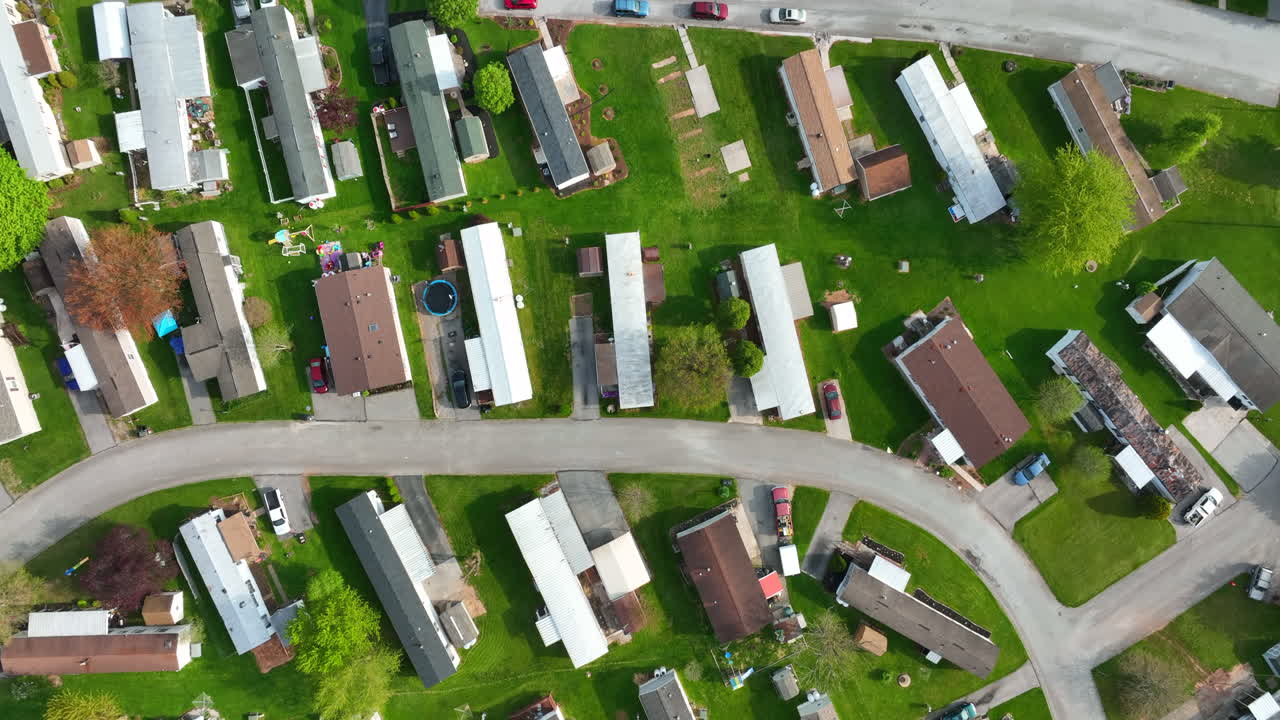 casas móviles casas rodantes empacadas muy juntas